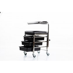 Professional pedicure chair with a foot stand and shelves CH-5005